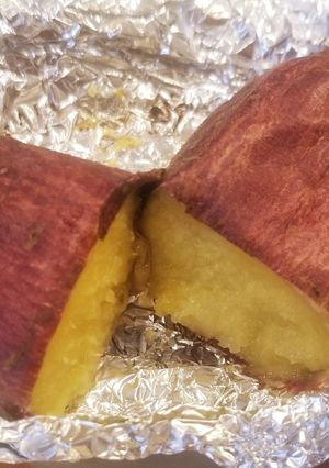 紅はるかでねっとり甘い焼き芋♪-レシピのメイン写真