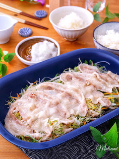 元気をチャージ!レンジ蒸ししゃぶ-レシピのメイン写真