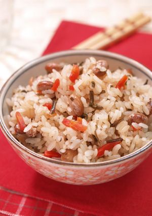福豆塩昆布ご飯-レシピのメイン写真