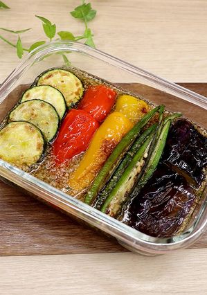 さっぱり★夏野菜のおろし煮浸し-レシピのメイン写真