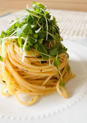 薬味たっぷり明太子パスタ-レシピのメイン写真