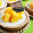 マンゴー&抹茶レアチーズケーキのタルト