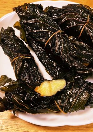 ナスと赤紫蘇の揚げ物-レシピのメイン写真
