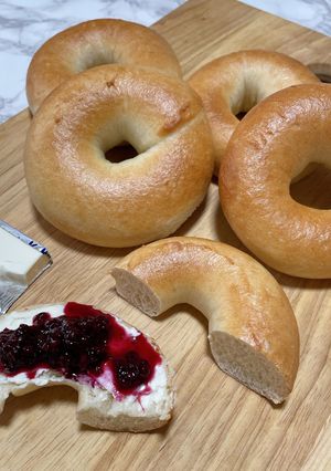 ホームベーカリーで！簡単むっちりベーグル-レシピのメイン写真