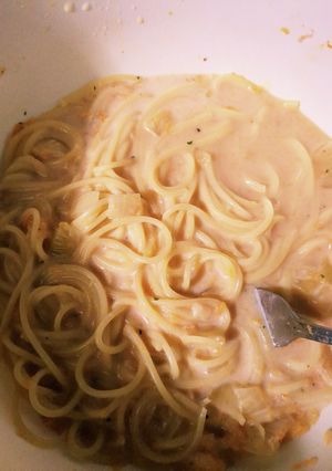 むきえびのビスクのスープパスタ-レシピのメイン写真