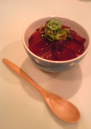 安くてもモチモチ☆マグロの漬け丼-レシピのメイン写真