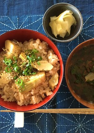 超簡単　アーティーチョークの筍ご飯風-レシピのメイン写真