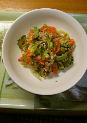 家の「ゴーヤーチャンプルー」豆腐無し。-レシピのメイン写真
