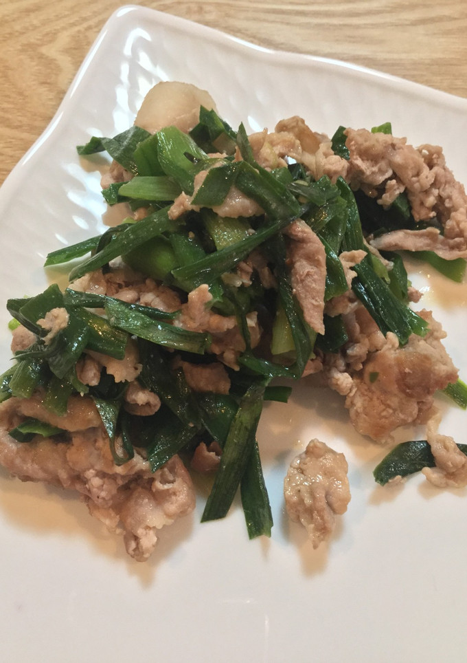 豚肉とにらの「粒みそ」炒め-レシピのメイン写真