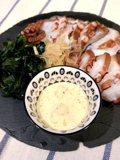 タコの刺身に合うアレンジマヨネーズ-レシピのメイン写真