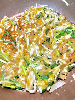キャベツとネギのもちもち焼き-レシピのメイン写真