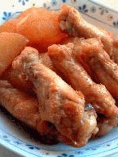 鶏手羽と大根の甘辛煮-レシピのメイン写真