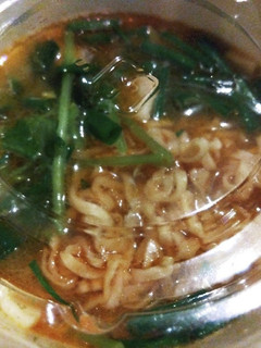 即席みそ汁にチキンラーメンミニ-レシピのメイン写真