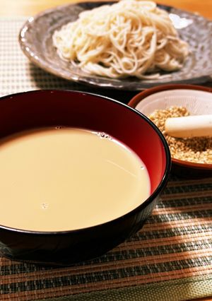 女性必見！夏向け！素麺の豆乳付けダレ-レシピのメイン写真