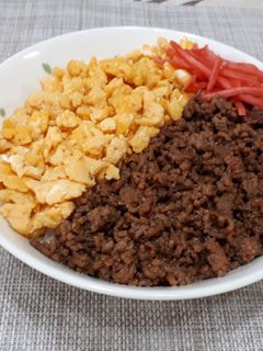 【そぼろ丼】子供は大好き お弁当にも!-レシピのメイン写真