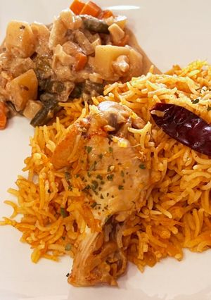 手羽元でインドの炊き込み御飯チキンプラオ-レシピのメイン写真