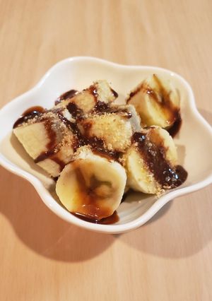 バナナすりごまチョコソース♬︎-レシピのメイン写真
