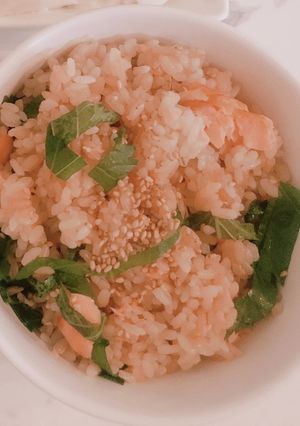 めちゃうま鮭大葉混ぜご飯-レシピのメイン写真