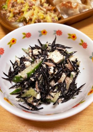 ひじきときゅうりの豆腐ツナマヨサラダ☆-レシピのメイン写真