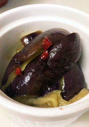 簡単♫ピリ辛とろとろ茄子のお浸し-レシピのメイン写真