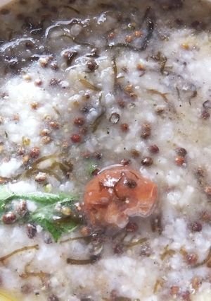 レトルトのお粥で作る麻の実粥-レシピのメイン写真