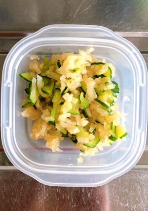 オ68.切干大根とキュウリの酢の物-レシピのメイン写真