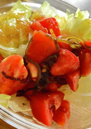 低脂質 トマトの塩昆布和え-レシピのメイン写真