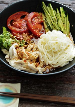 ピリ辛が最高♡棒棒鶏風そうめん-レシピのメイン写真