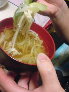えのきのお吸い物-レシピのメイン写真