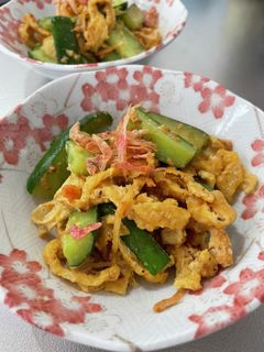 きゅうりと油揚げの中華風味噌炒め-レシピのメイン写真