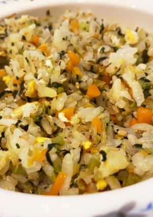 野菜もとれる！幼児食しらす野菜チャーハン-レシピのメイン写真