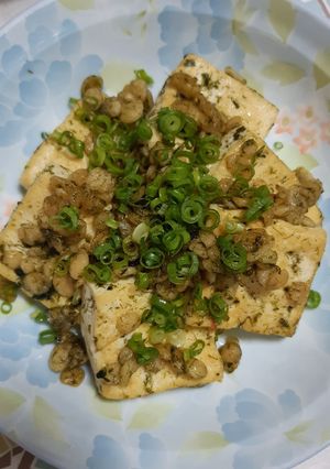 ☆簡単☆天かすのめんつゆ豆腐ステーキ-レシピのメイン写真