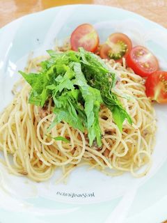 大葉とオイルサーディンの和風パスタ-レシピのメイン写真
