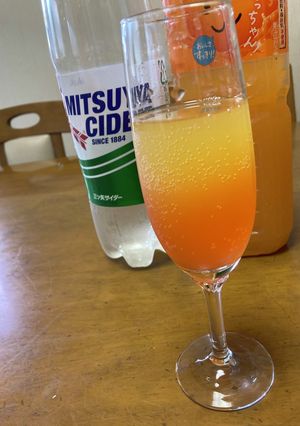 なっちゃんサイダー-レシピのメイン写真