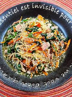 糖質オフ麺でチャプチェ-レシピのメイン写真