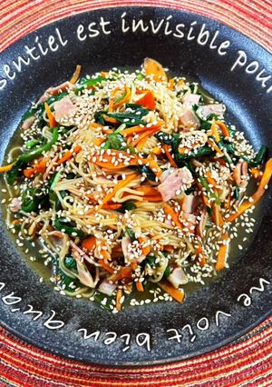 糖質オフ麺でチャプチェ-レシピのメイン写真