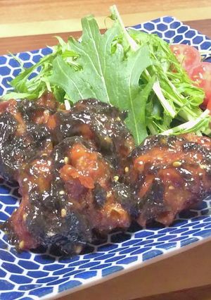 すっぱウマ！唐揚げ用梅のりあえソース！-レシピのメイン写真
