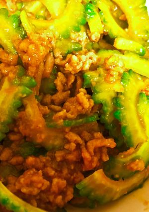 ゴーヤの肉みそ炒め-レシピのメイン写真