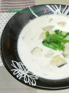 隠し味が効く♪タラの簡単クリームスープ♬-レシピのメイン写真