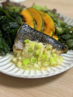 油不使用♪鯖のネギソースがけ-レシピのメイン写真