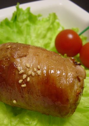 洋風♪肉巻きおにぎり-レシピのメイン写真