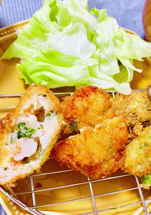 はんぺんでふわふわ！海老カツ〜大葉入り〜-レシピのメイン写真