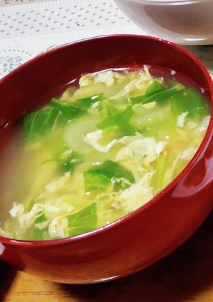 セロリと卵のコンソメスープ-レシピのメイン写真