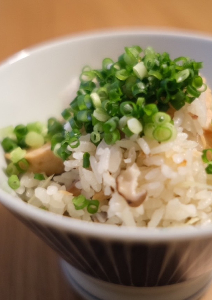 鮭と椎茸の炊き込みご飯-レシピのメイン写真