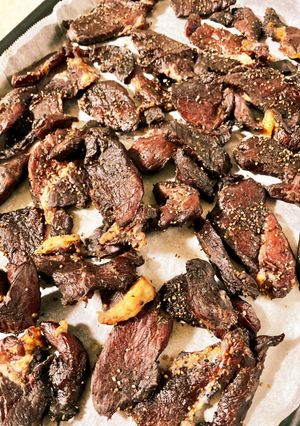 ジビエをおいしく！イノシシ肉のジャーキー-レシピのメイン写真