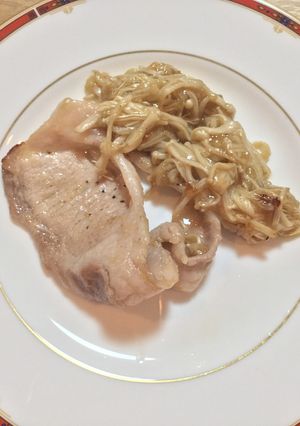 豚ロース肉とえのきのオイスターソース炒め-レシピのメイン写真