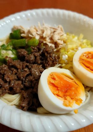 黒ゴマ担々冷そうめん-レシピのメイン写真