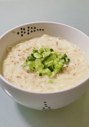 豆乳スープdeまろやか そうめん-レシピのメイン写真