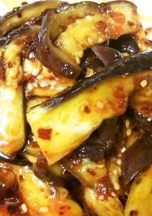 ピリ辛が最高　レンジで簡単なすの和え物-レシピのメイン写真