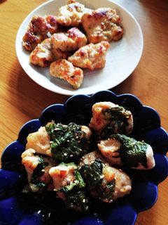 鶏ムネガリマヨ生姜しそで天揚げ★-レシピのメイン写真
